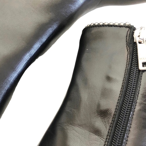 New! Malo Black Ankle Booties Boots Size Zip - Picture 6 of 9